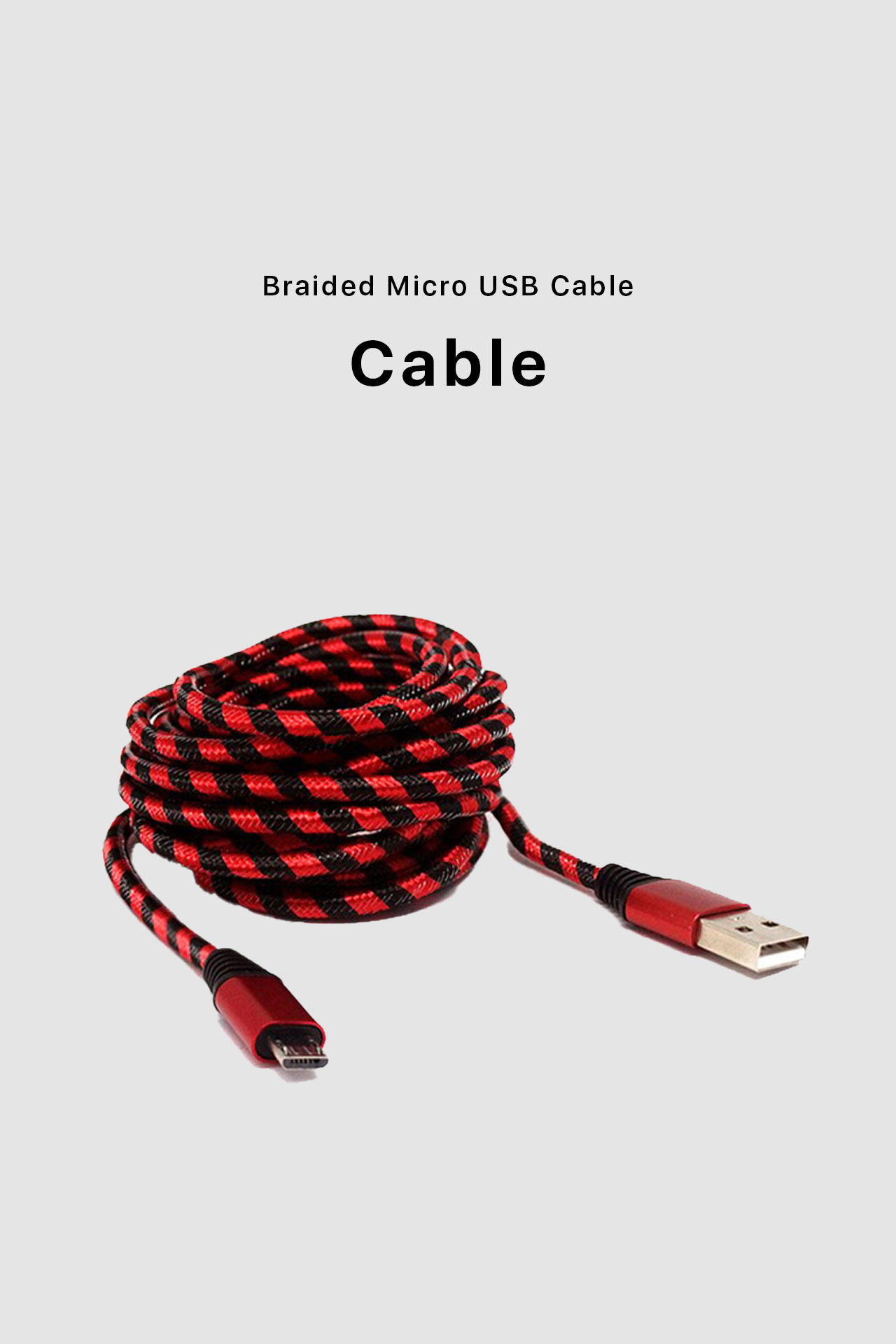 Trendlogic 1.8M Braided Cable