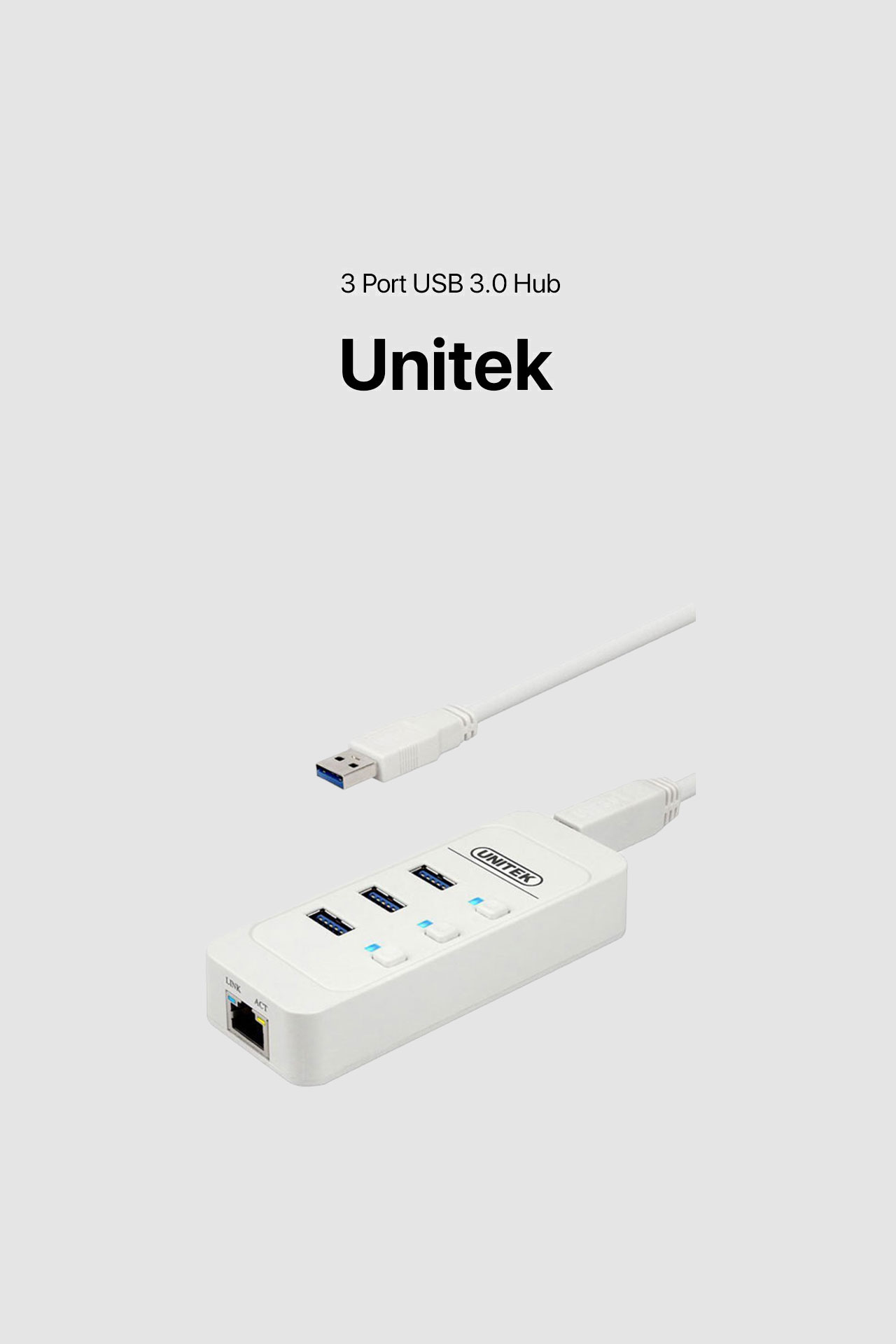 Unitek 3 Port USB 3.0 Hub