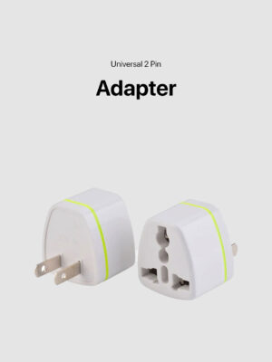 Universal 2 Pin Travel Adapter