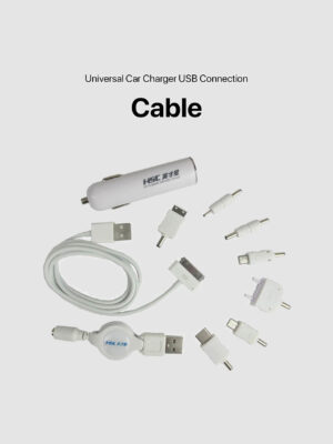 Universal Car Charger USB Connection Cable