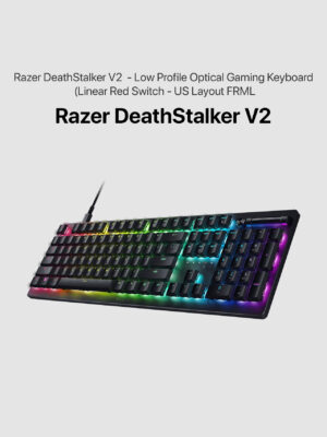 Razer DeathStalker V2 (Razer DeathStalker V2 - Low Profile Optical Gaming Keyboard (Linear Red Switch - US Layout FRML)