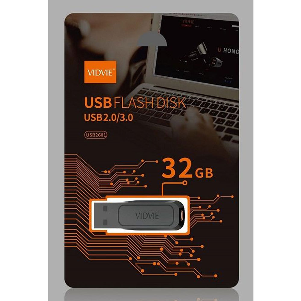 VIDVIE 32GB USB 3.0 Flash Drive – Black - Image 3