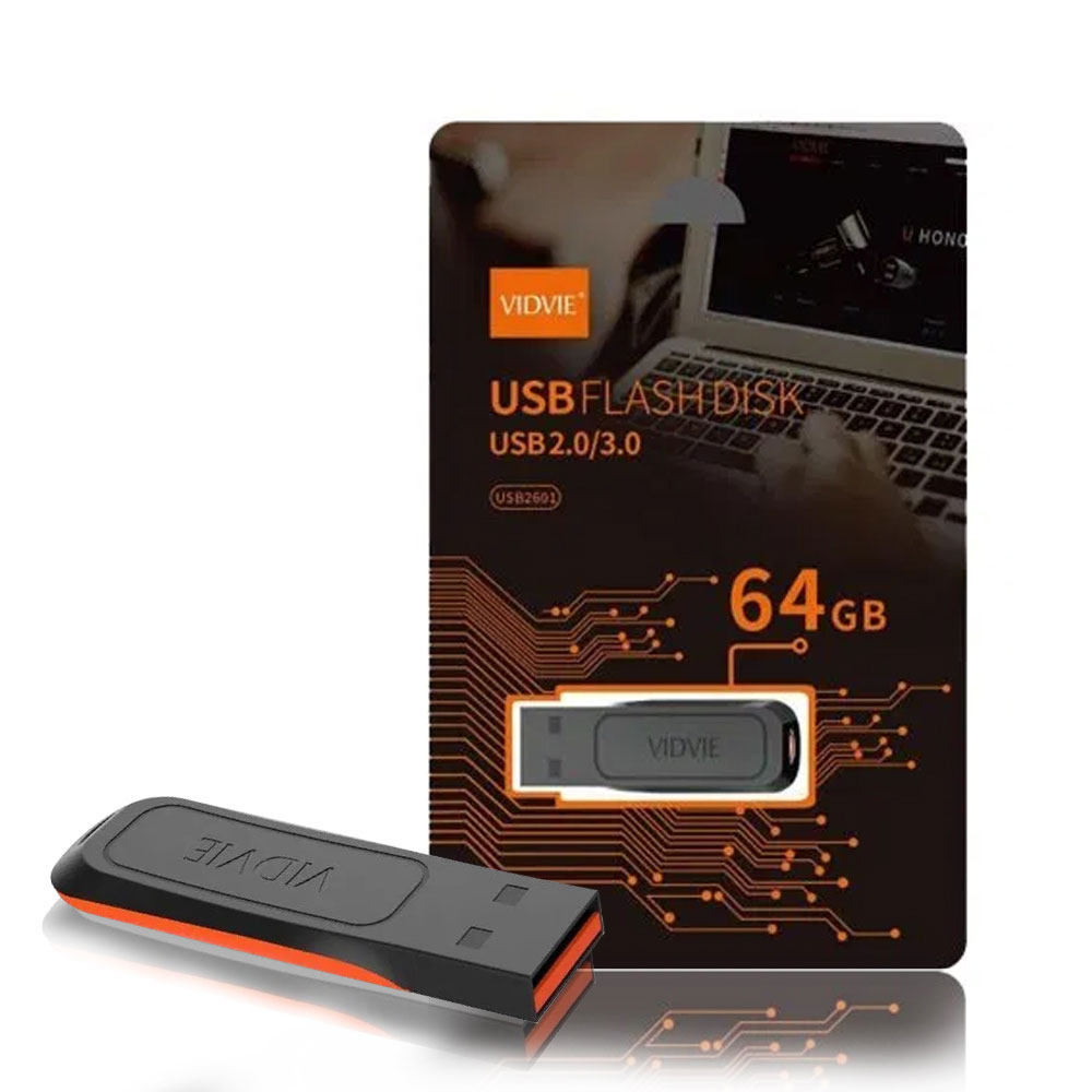 VIDVIE 64GB USB 3.0 Flash Drive – Black - Image 3