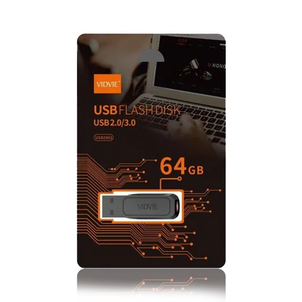 VIDVIE 64GB USB 3.0 Flash Drive – Black - Image 4