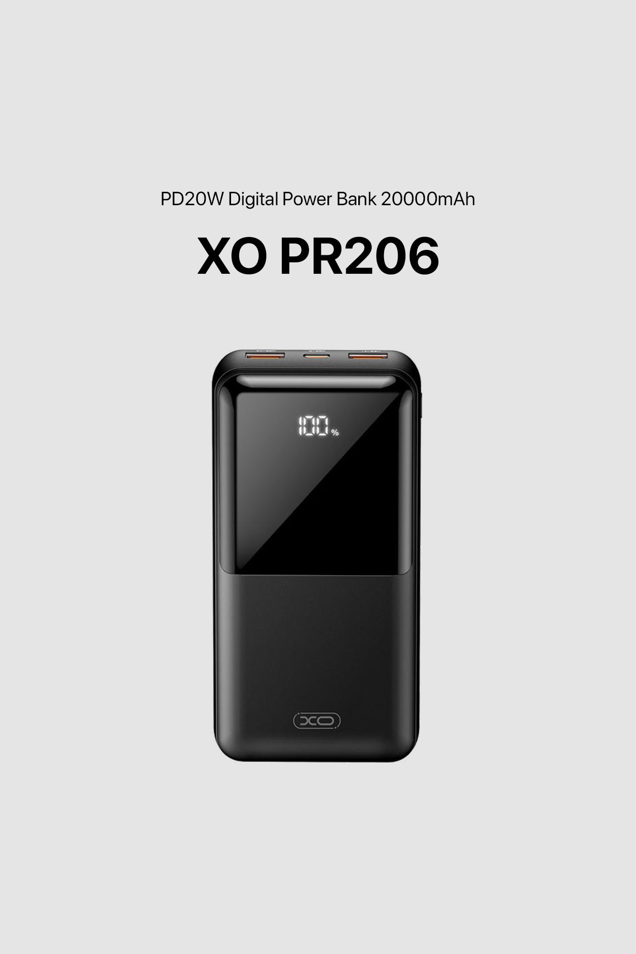 XO PR206 Digital Display Power Bank