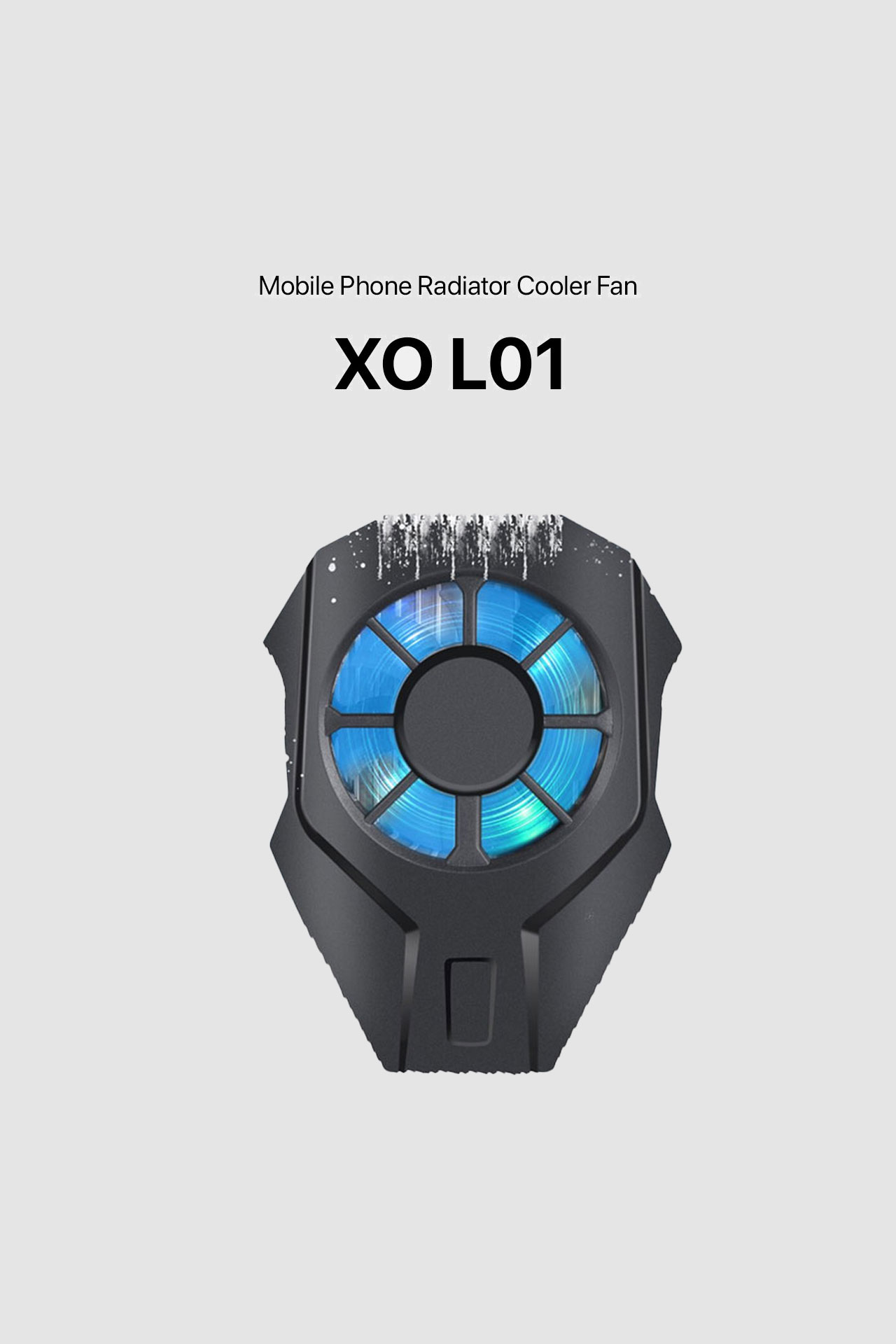 XO L01 Mobile Phone Radiator Cooler Fan – Black