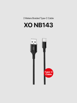 XO NB143 2 Meters Braided Type-C Cable