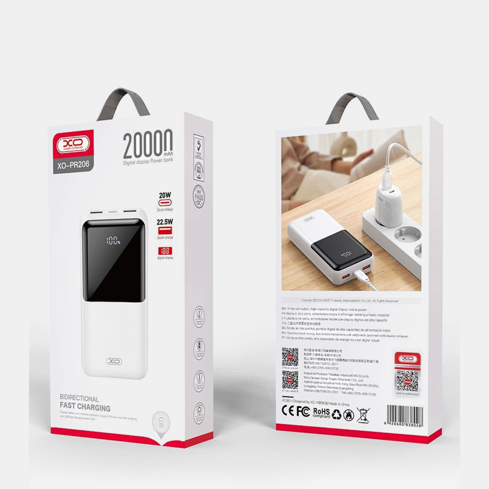 XO PR206 Digital Display Power Bank - Image 2