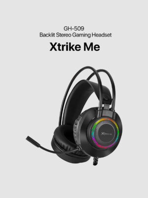 XTRIKE ME Backlit Stereo Gaming Headset GH-509 - Black