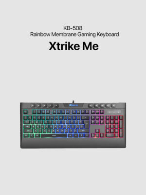 XTRIKE ME Rainbow Membrane Gaming Keyboard