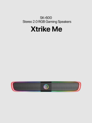 XTRIKE ME Stereo 2.0 RGB Gaming Speakers