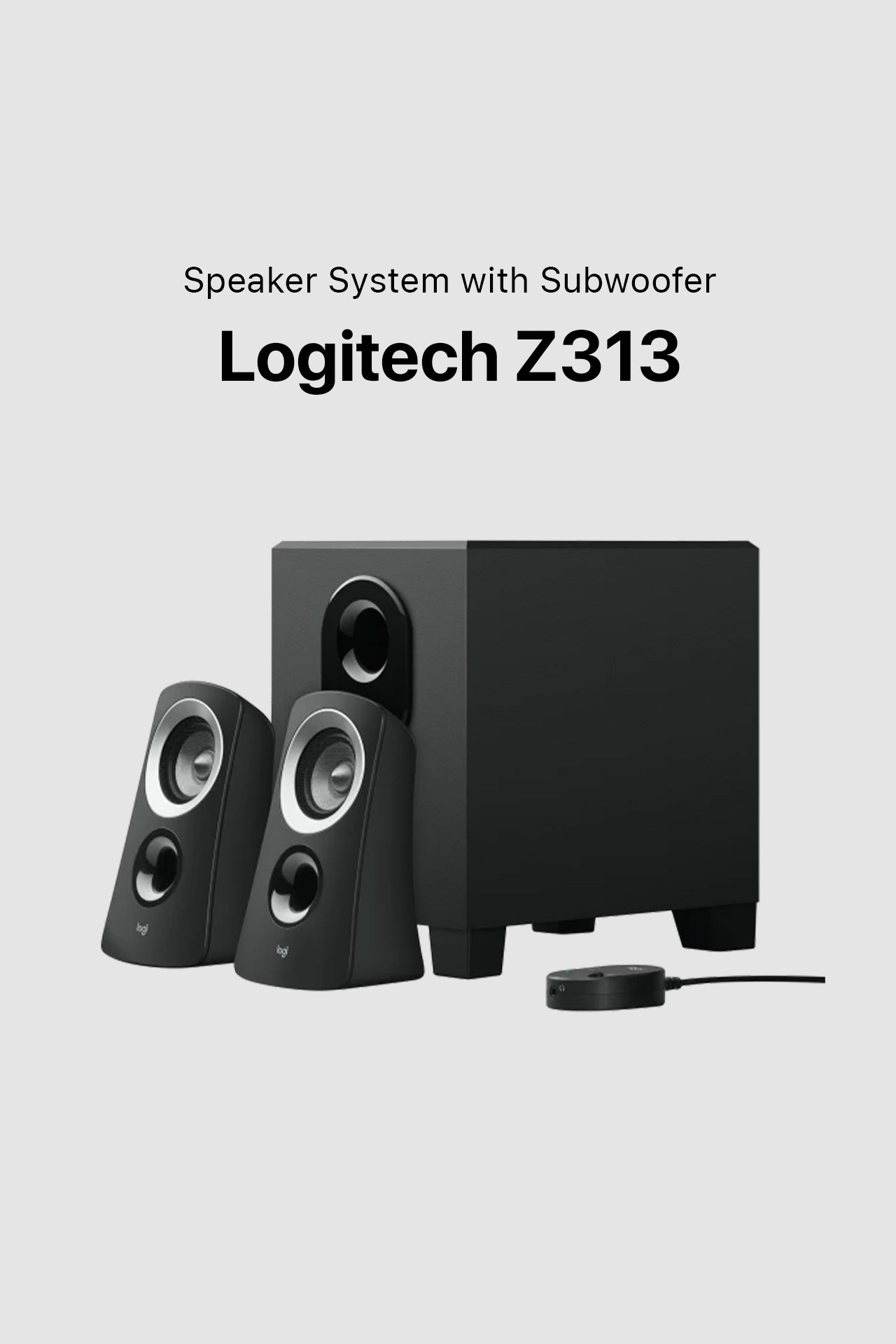 Logitech Z313 Speaker System with Subwoofer