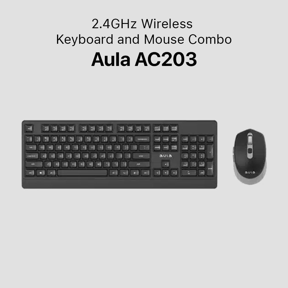 Aula AC203 2.4GHz Wireless Keyboard and Mouse Combo - Image 5