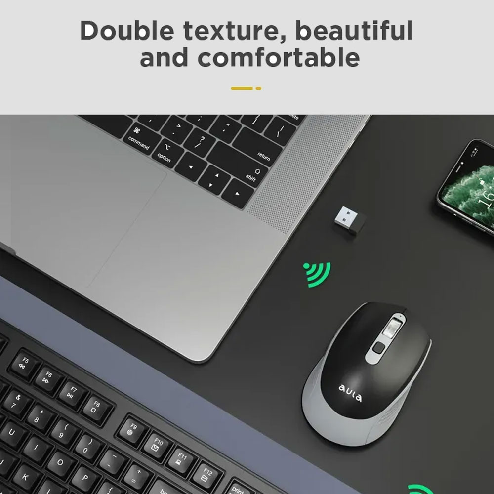 Aula AC203 2.4GHz Wireless Keyboard and Mouse Combo - Image 3