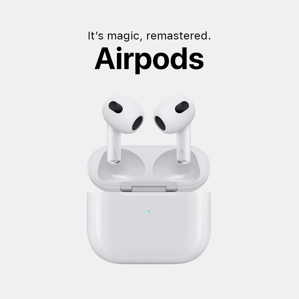 Airpods (3rd Generation) WITH LIGHTNING CHARGING CASE