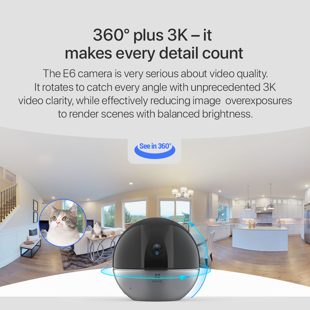 EZVIZ E6 3K Smart Home Camera - Image 2