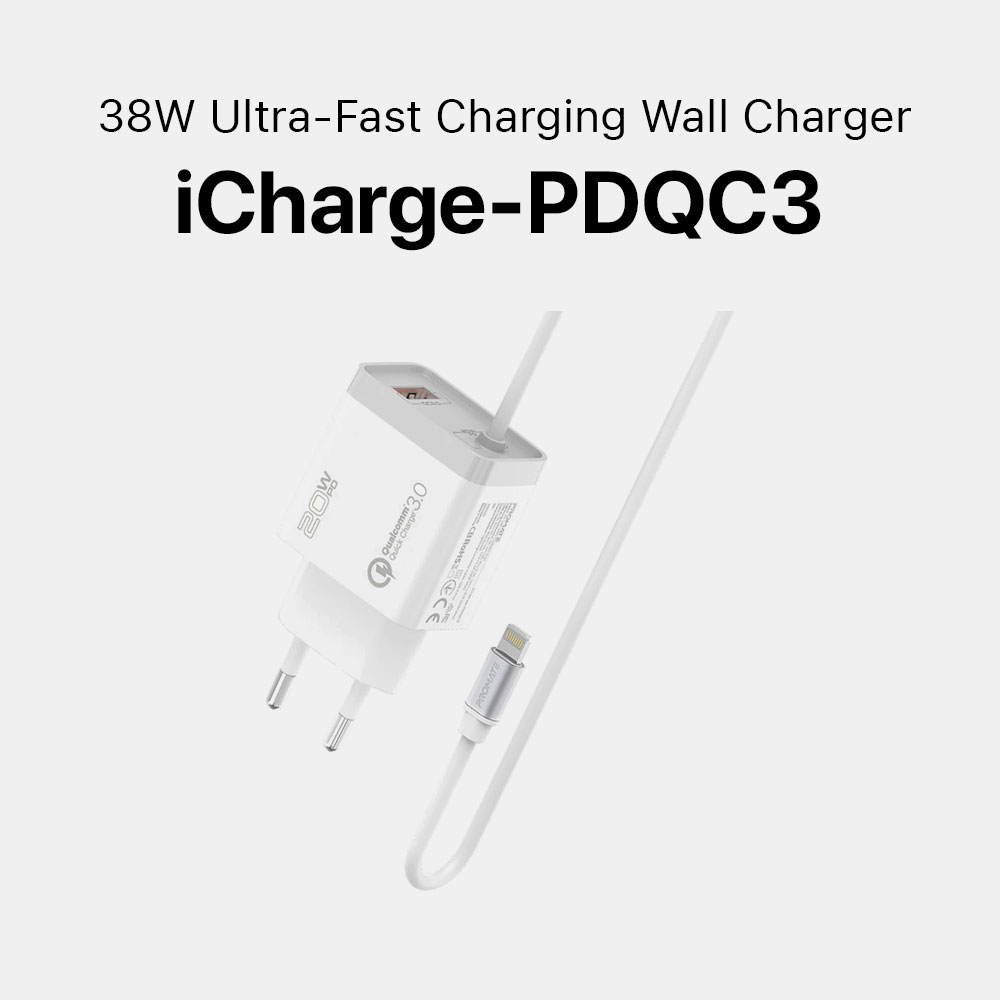 Promate iCharge-PDQC3 Wall Charger - Image 5