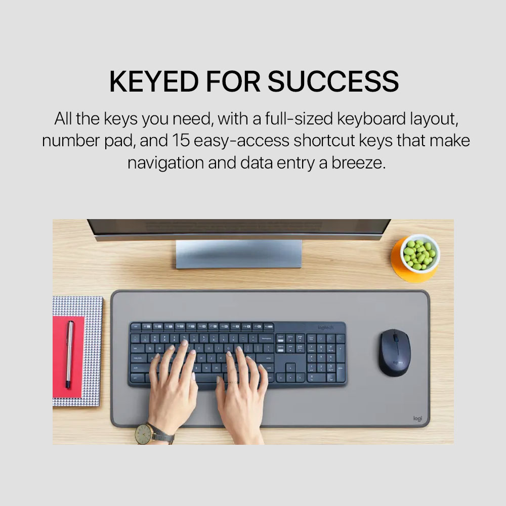 Logitech Wireless Keyboard and Mouse - Image 4