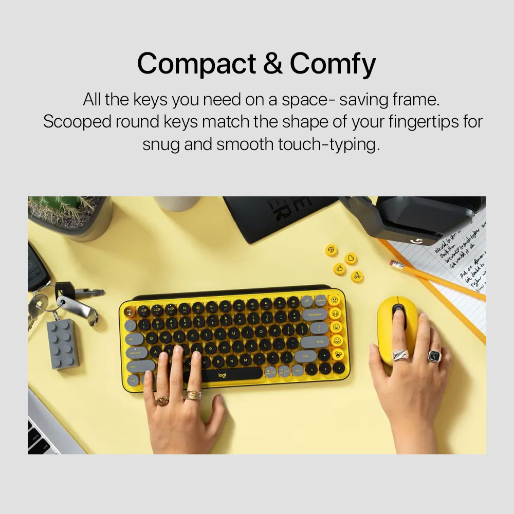 Logitech Pop Keys Wireless Mechanical Keyboard - Image 3
