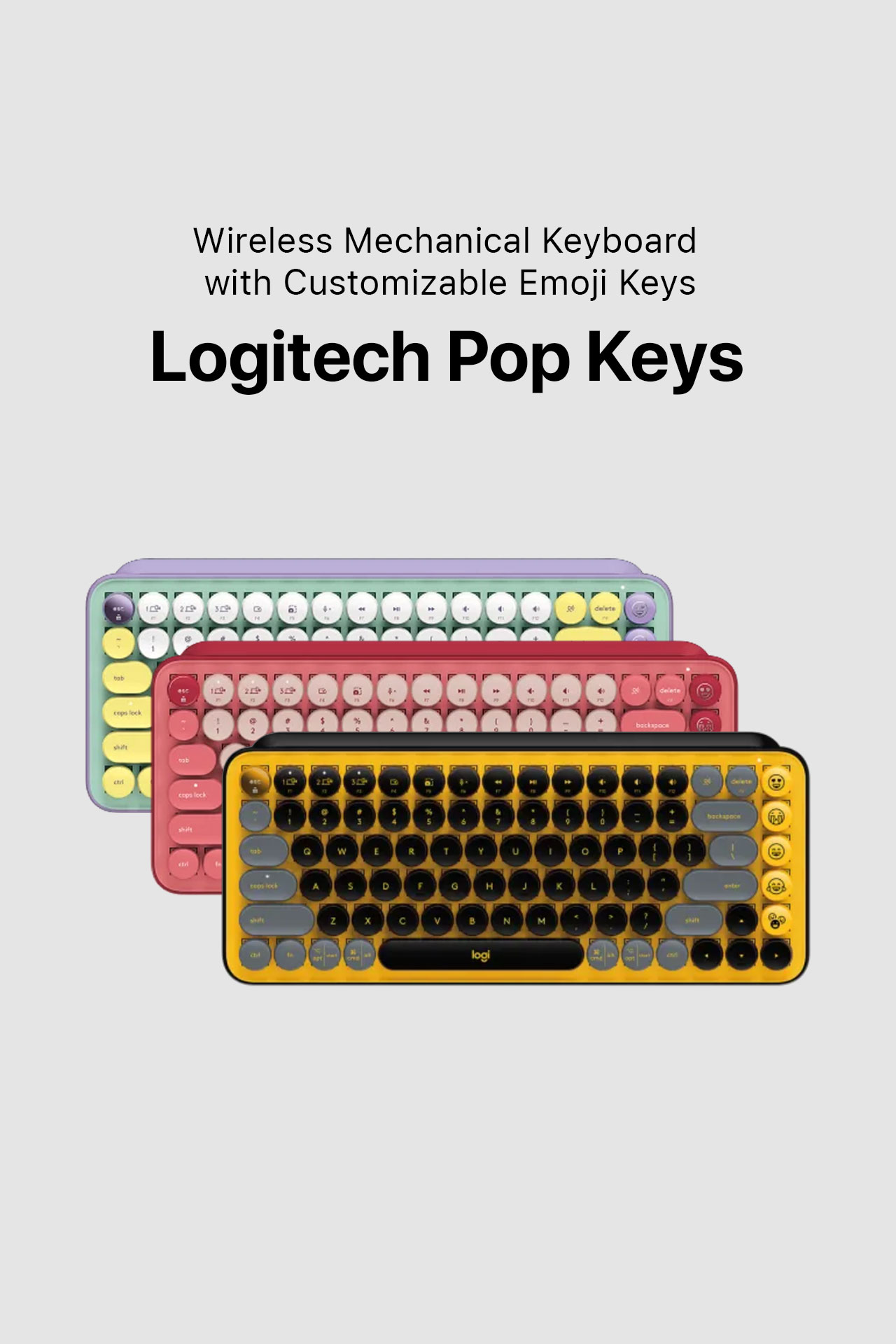 Logitech Pop Keys Wireless Mechanical Keyboard