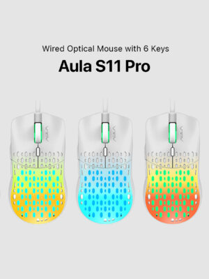 Aula S11 Pro Wired Gaming Mouse with 6 Keys