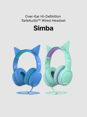 Promate Simba Over-Ear Hi-Definition SafeAudio™ Wired Headset