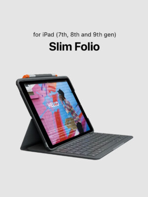 Logitech Slim Folio for iPad (7th, 8th and 9th gen)