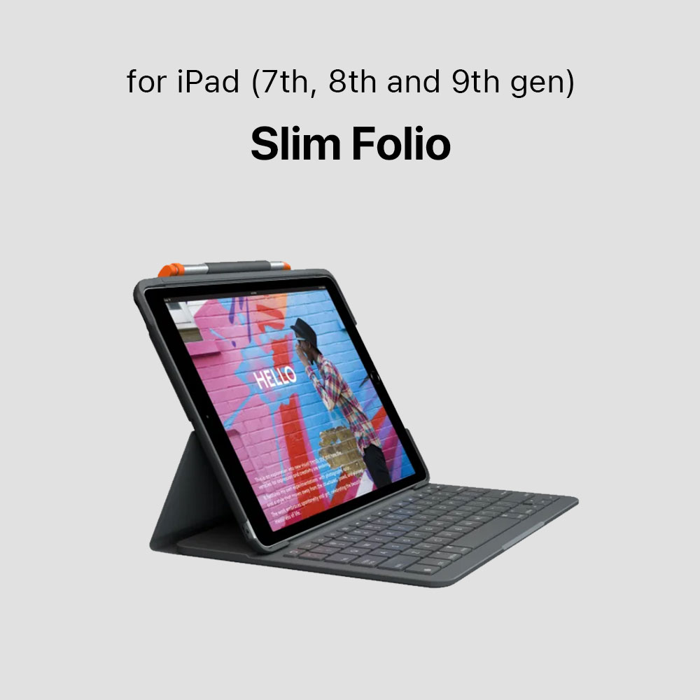 Logitech Slim Folio for iPad (7th, 8th and 9th gen) - Image 5