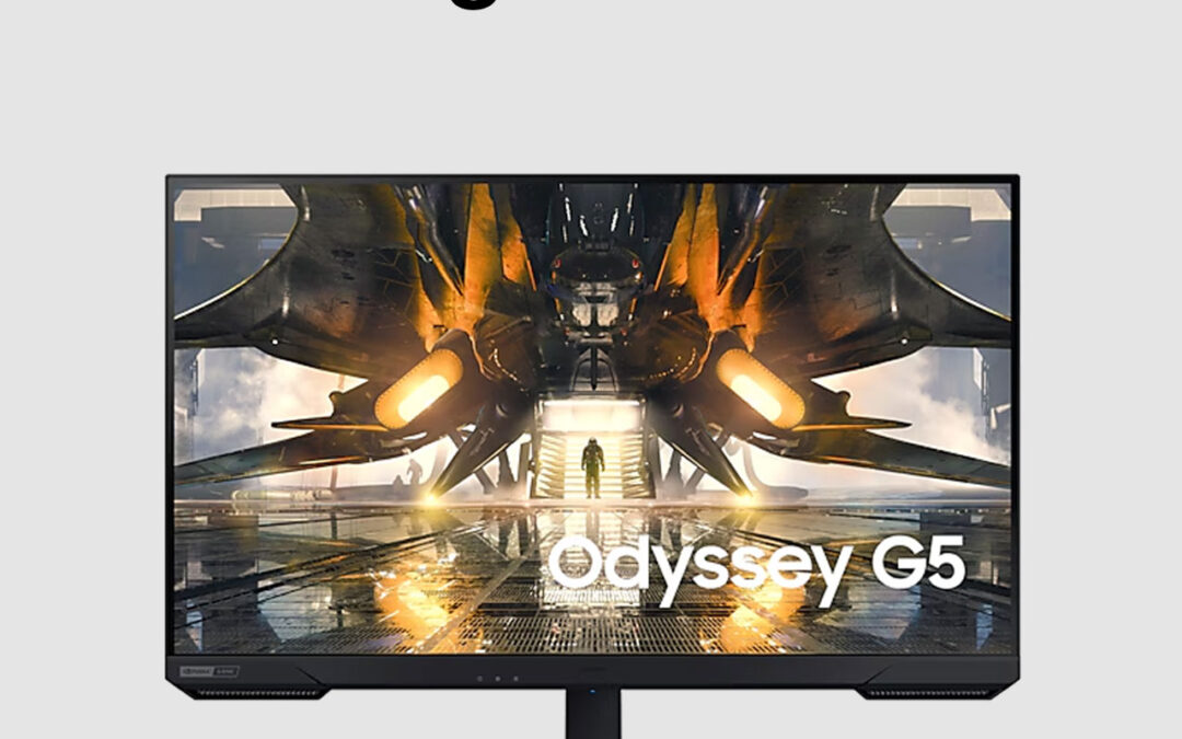 Samsung 32″ Odyssey G5 QHD 165Hz Gaming Monitor
