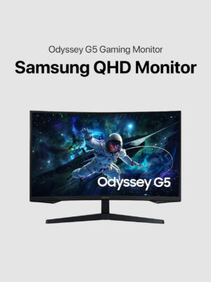 Samsung Odyssey G5 QHD 165Hz Curved Gaming Monitor