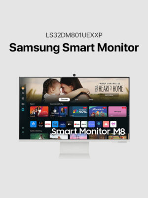 Samsung 32" M80D UHD White Smart Monitor