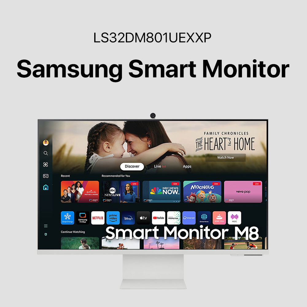Samsung 32" M80D UHD White Smart Monitor - Image 5