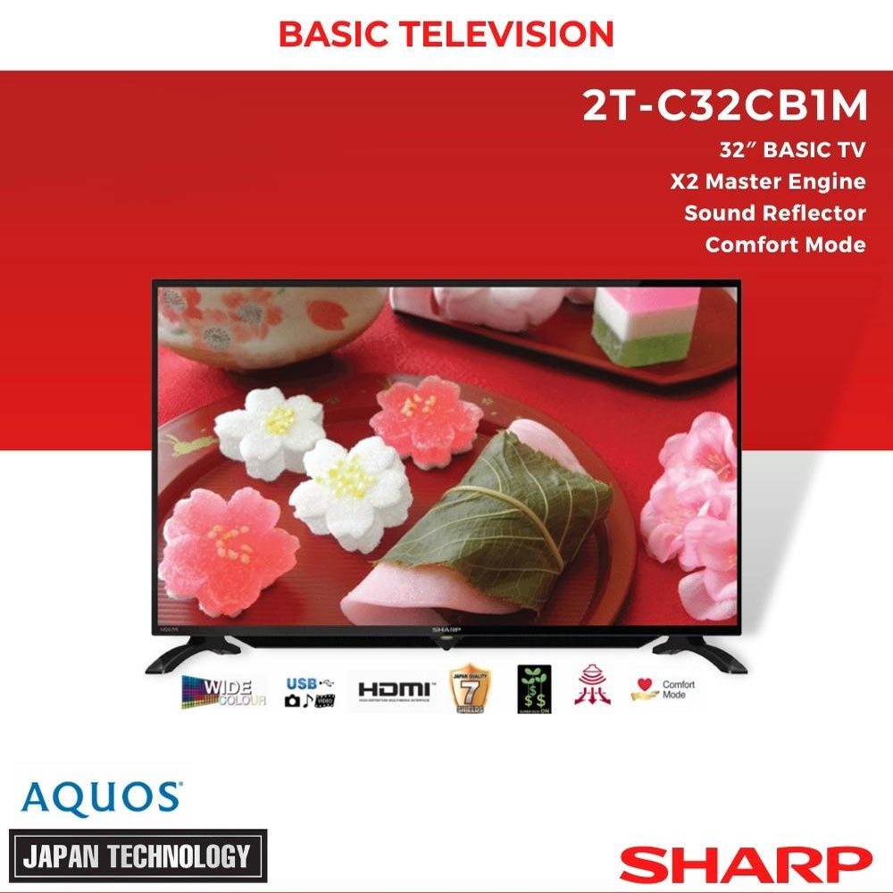 Sharp 32" Basic TV (2T-C32CB1M) - Image 3