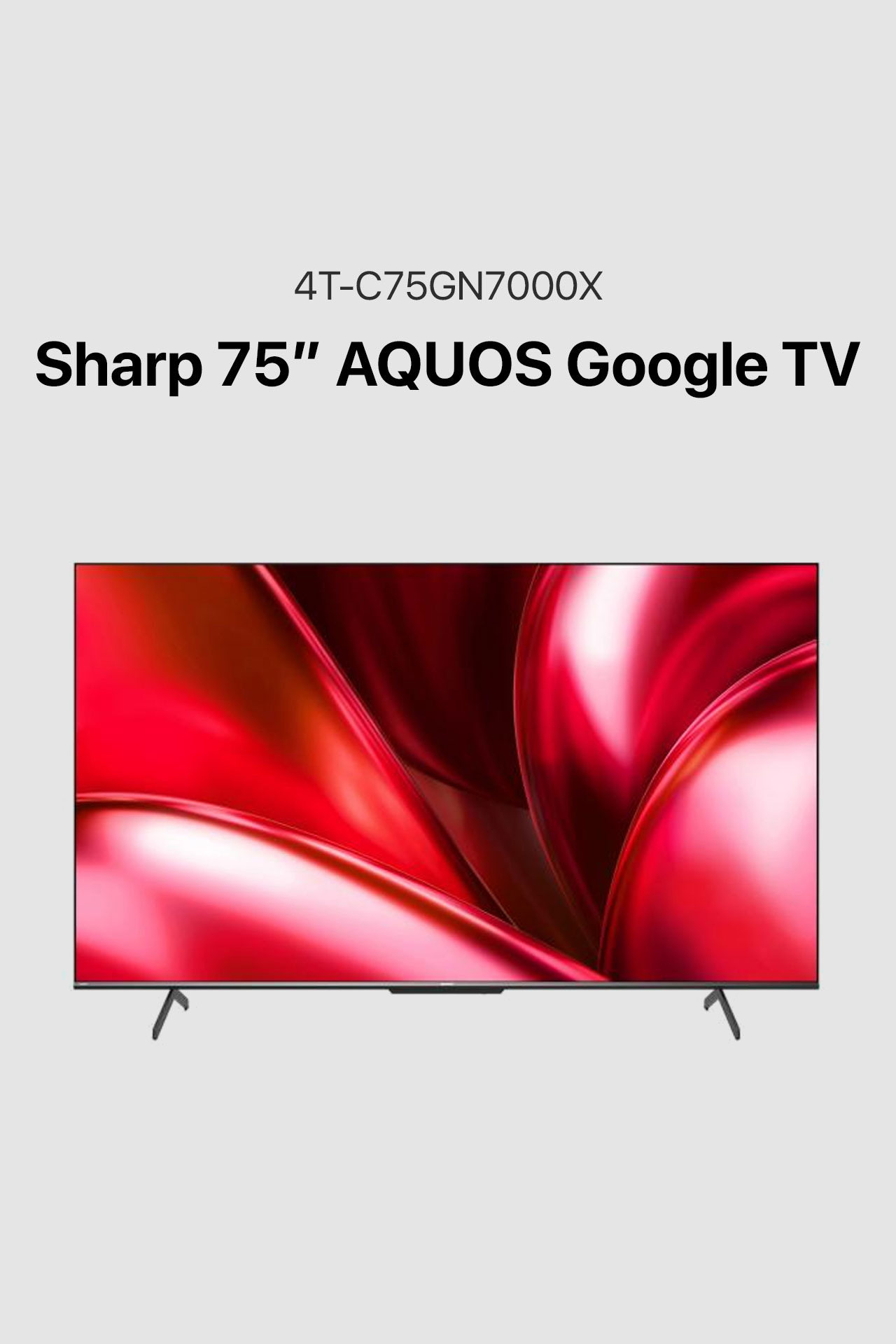 Sharp 75" 4K UHD AQUOS Google TV (4T-C75GN7000X)