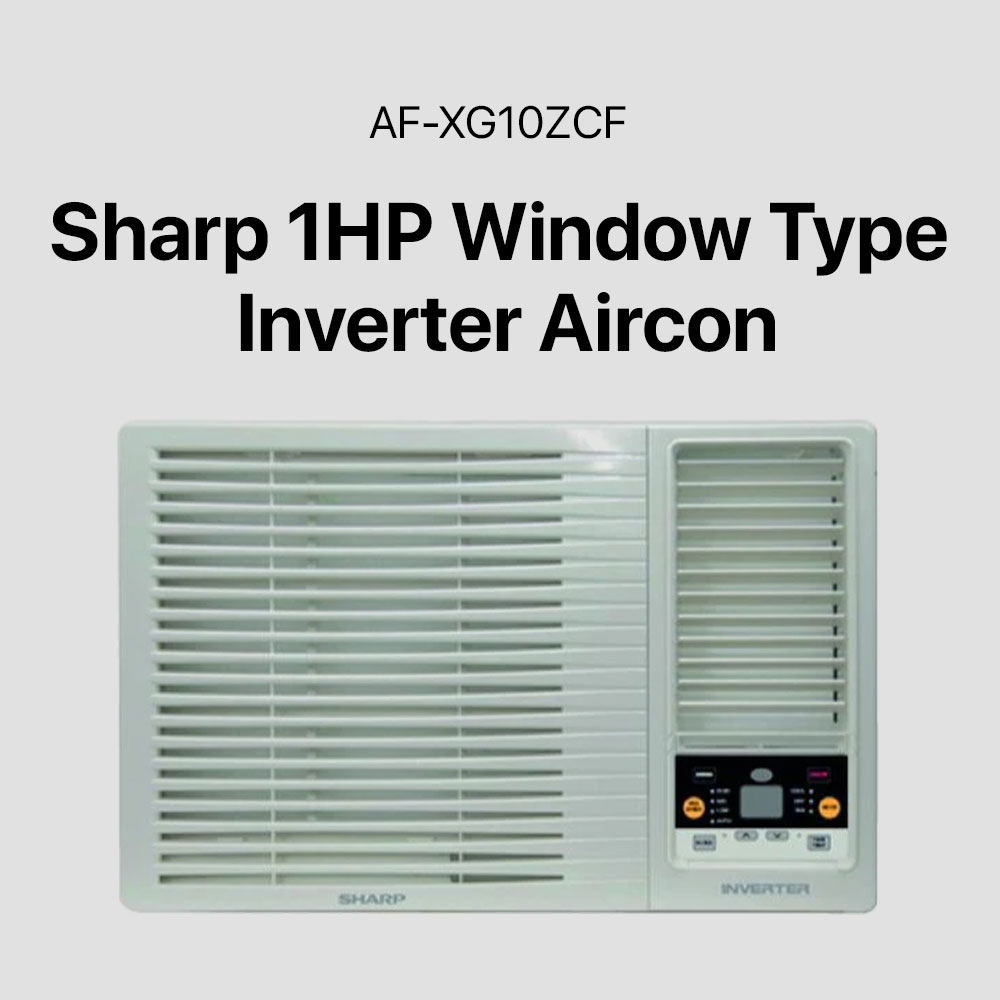 Sharp 1HP Window Type Inverter Aircon (AF-XG10ZCF) - Image 5