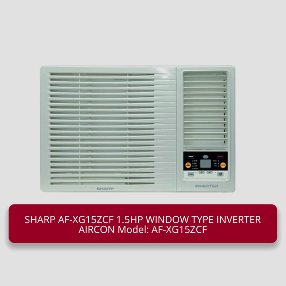 Sharp 1.5HP Window Type Inverter Aircon (AF-XG15ZCF) - Image 3