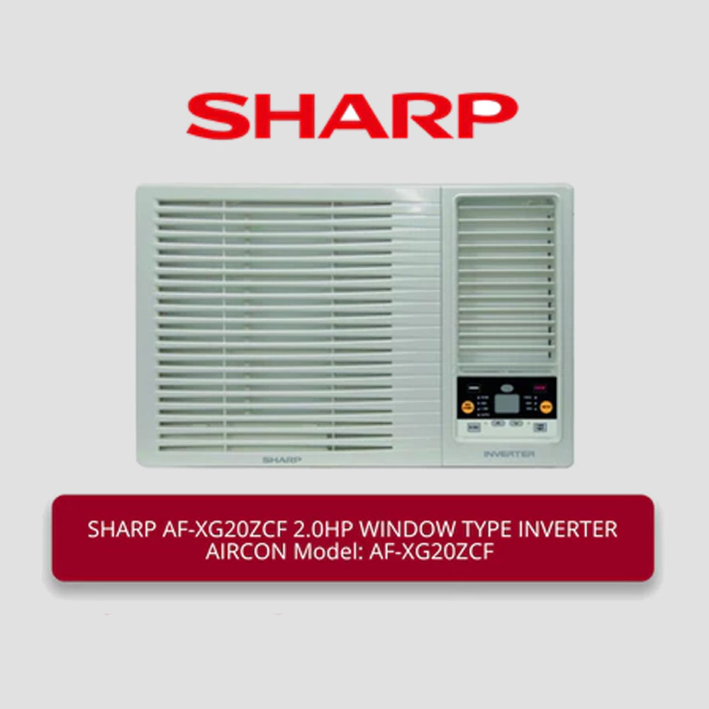 Sharp 2HP Window Type Inverter Aircon (AF-XG20ZCF) - Image 3