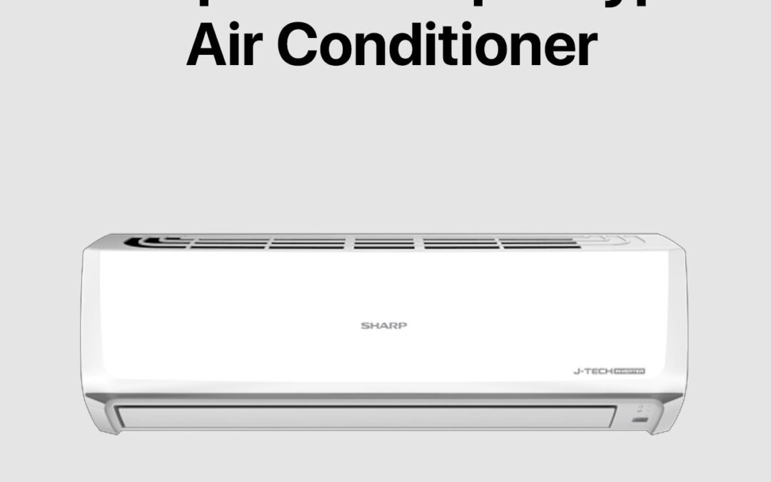 Sharp 1.0 HP J-Tech Inverter Split Type Air Conditioner (AH-X10ZF)