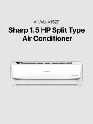 Sharp 1.5 HP J-Tech Inverter Split Type Air Conditioner (AH/AU-X15ZF)