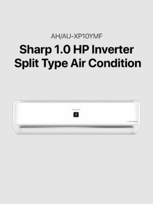 Sharp 1.0 HP J-Tech Inverter Split Type Air Conditioner (AH/AU-XP10YMF)