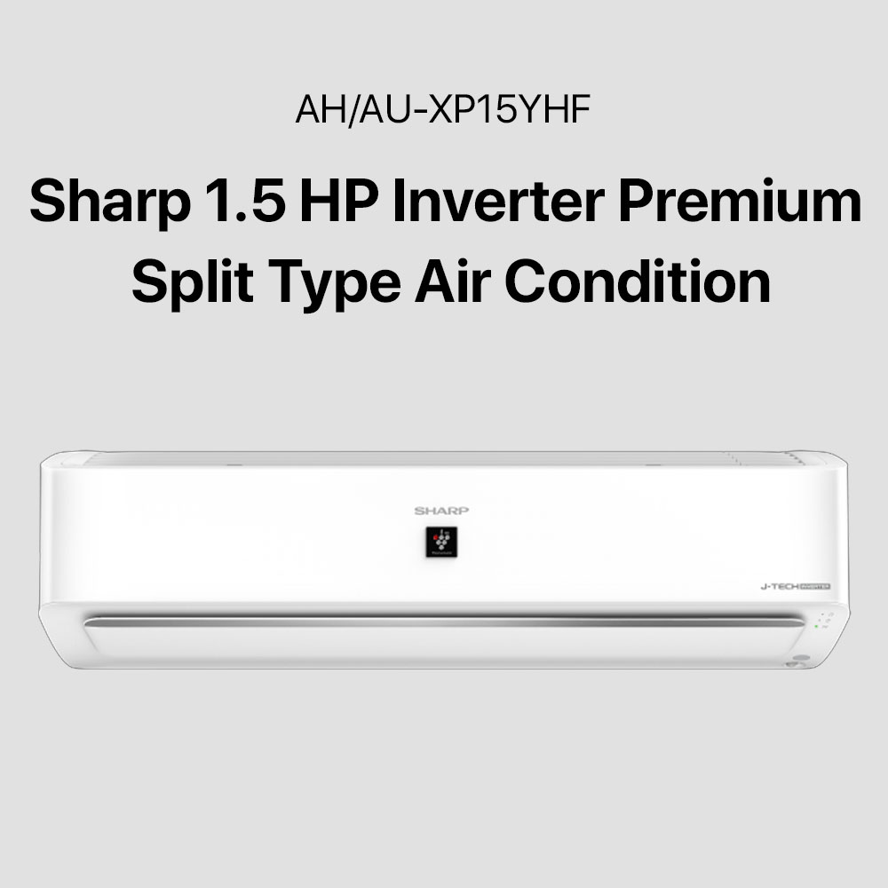 Sharp 1.5HP J-Tech Premium Inverter Wall Split Type Aircon (AH/AU-XP15YHF) - Image 5