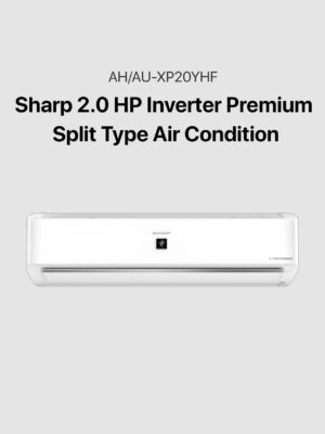 Sharp 2.0HP J-Tech Premium Inverter Wall Split Type Aircon (AH/AU-XP20YHF)