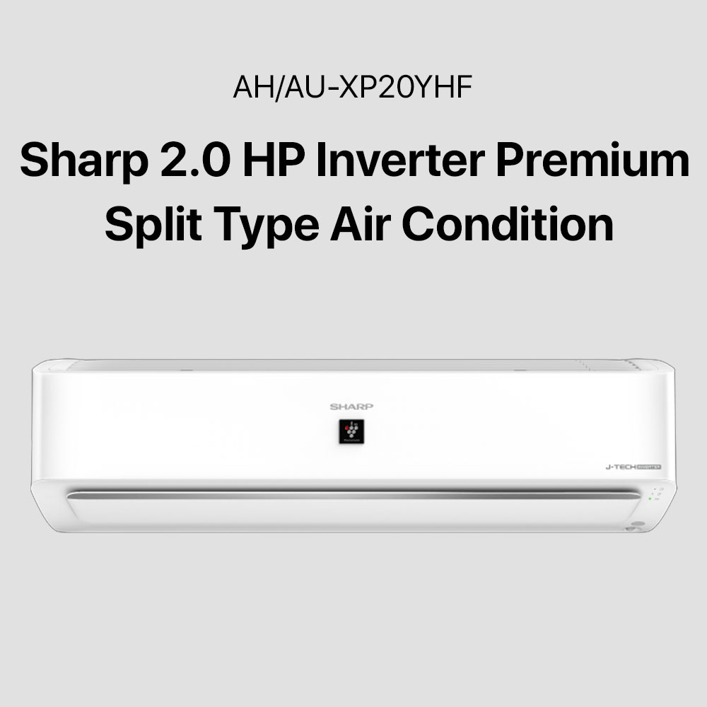 Sharp 2.0HP J-Tech Premium Inverter Wall Split Type Aircon (AH/AU-XP20YHF) - Image 5