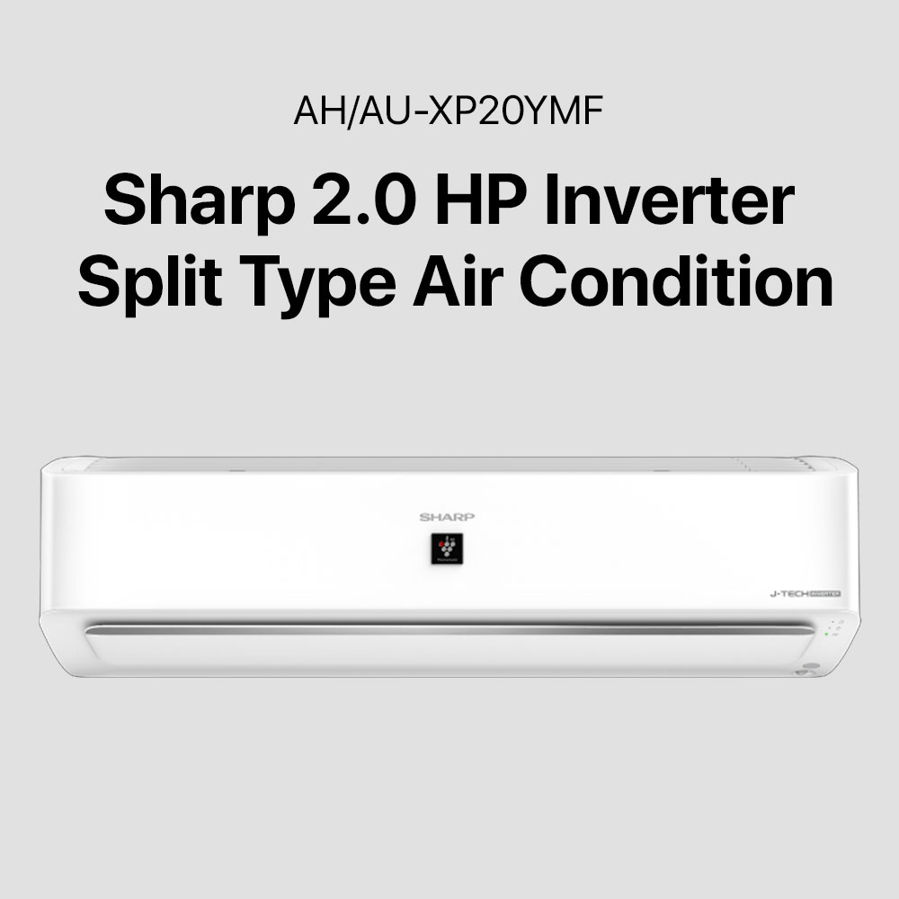 Sharp 2.0 HP J-Tech Inverter Split Type Air Conditioner (AH/AU-XP20YMF) - Image 5
