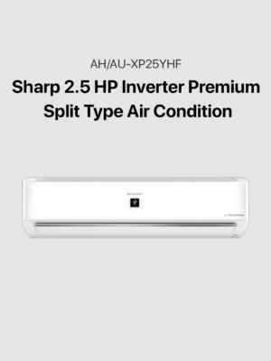 Sharp 2.5HP J-Tech Premium Inverter Wall Split Type Aircon (AH/AU-XP25YHF)
