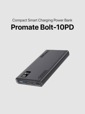 Promate Bolt-10PD Compact Smart Charging Power Bank