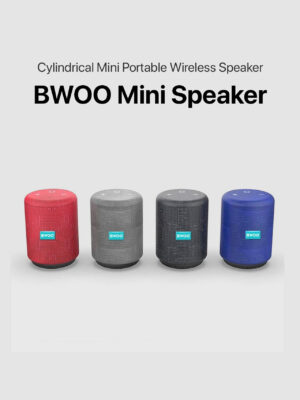 BWOO BS-50 Cylindrical Mini Portable Wireless Speaker