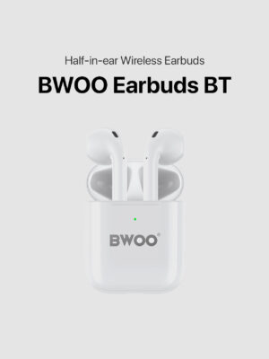 BWOO BW02 Half-in-ear Wireless Earbuds BT V5.1
