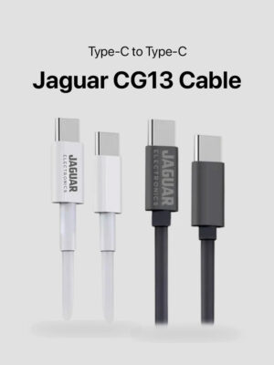 Jaguar Electronics CG13 60W PD 1 Meter Quick Charging Data Cable Type-C to Type-C