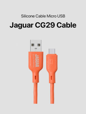 Jaguar Electronics CG29 2.4A 1 Meter Fast Charging Data Silicone Cable Micro USB